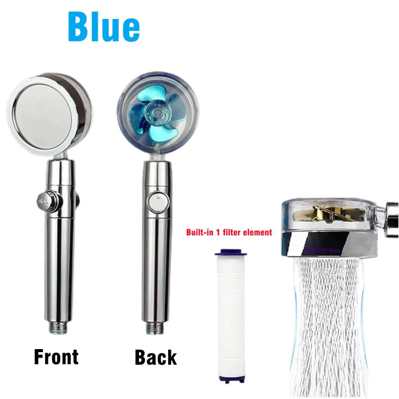 Turbocharged  Rotating Shower