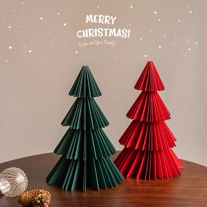 Foldable Paper Honeycomb Christmas Tree