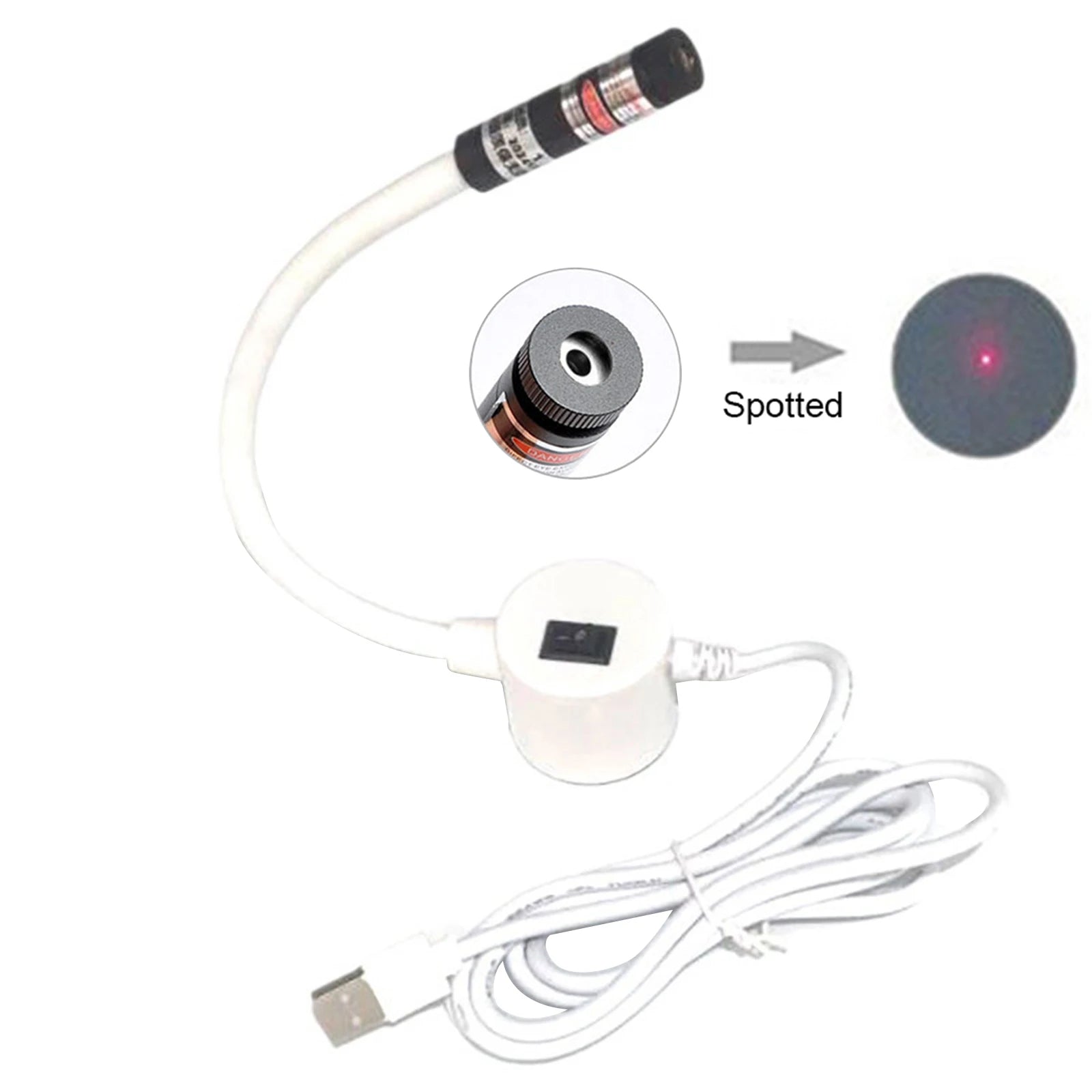 USB Magnetic Sewing Laser Guide Light