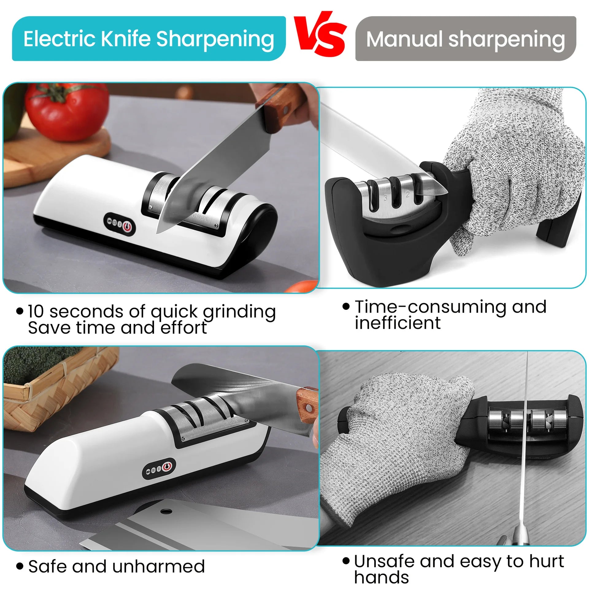 Multifunctional Electric Knife Sharpener