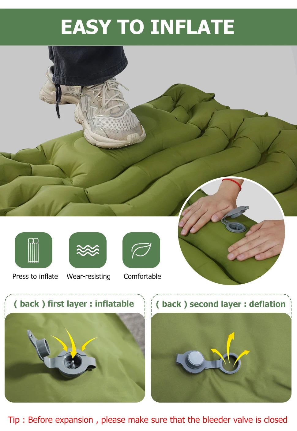 Camping Inflatable Mattress