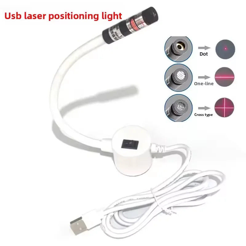 USB Magnetic Sewing Laser Guide Light