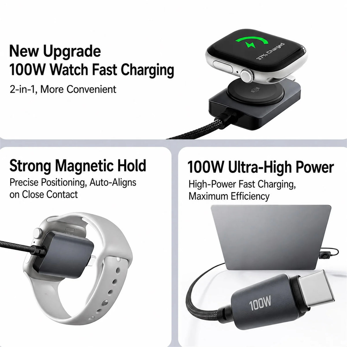2-in-1 Magnetic Fast Charging Cable