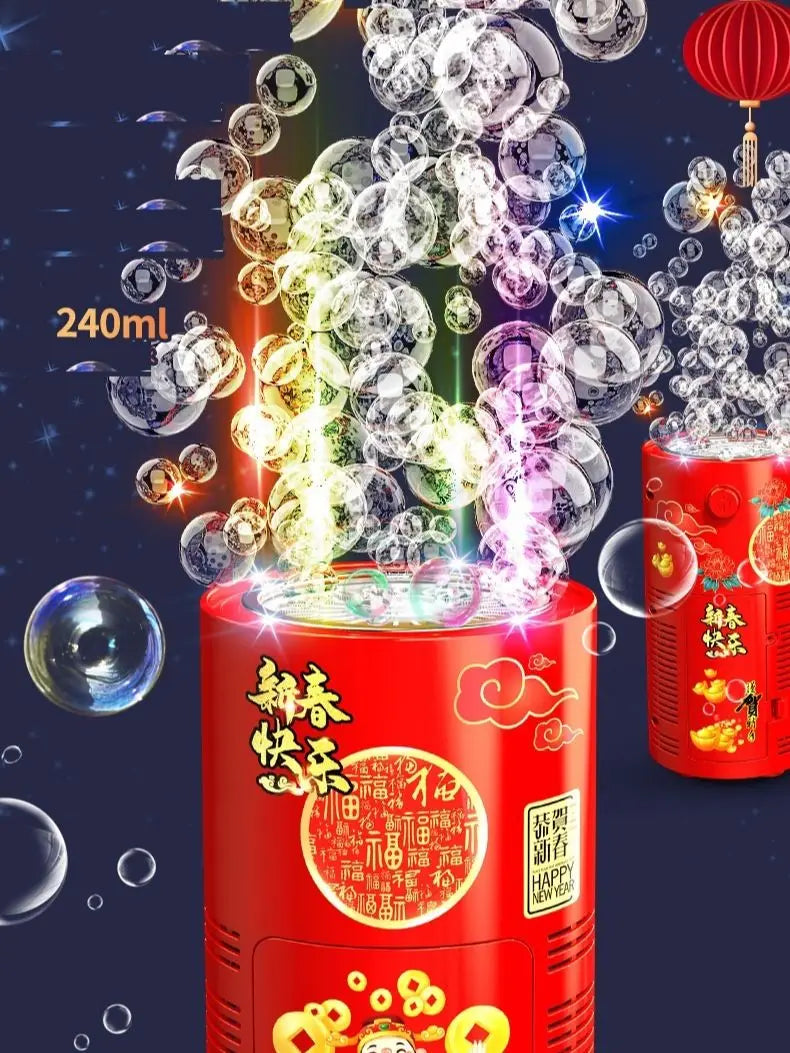 Automatic Fireworks Bubble Machine