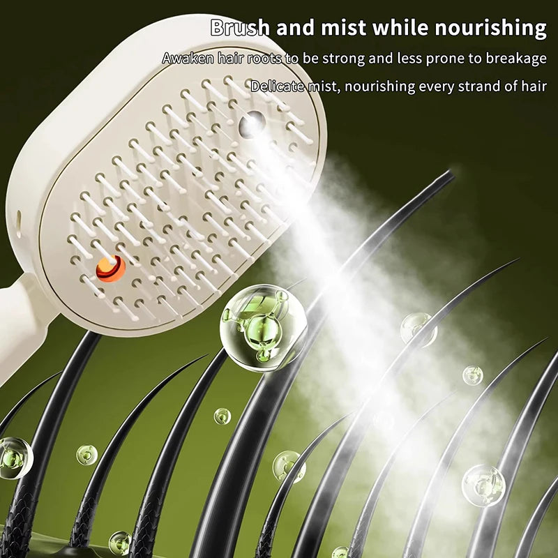 Multifunctional Spray Hair Brush