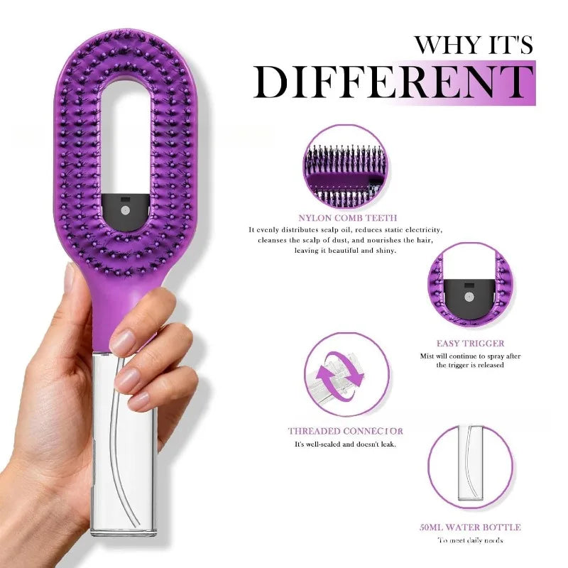 2-in-1 Multi-functional Spray Hair Brush