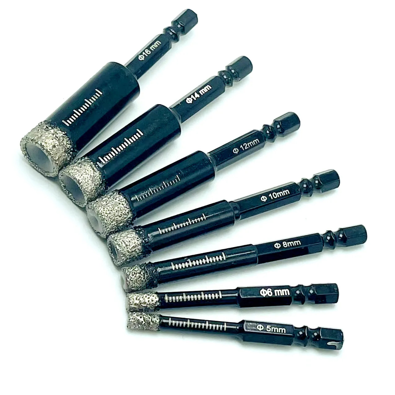 Diamond Coated Drill Bit Set