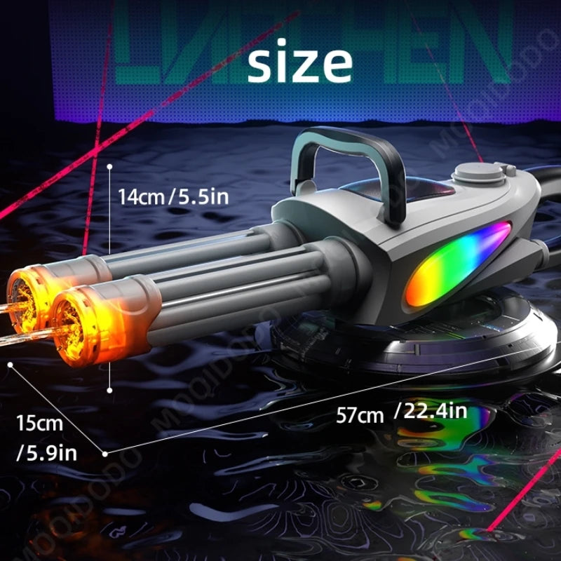Spitfire Dual Tube Gatling Water Gun