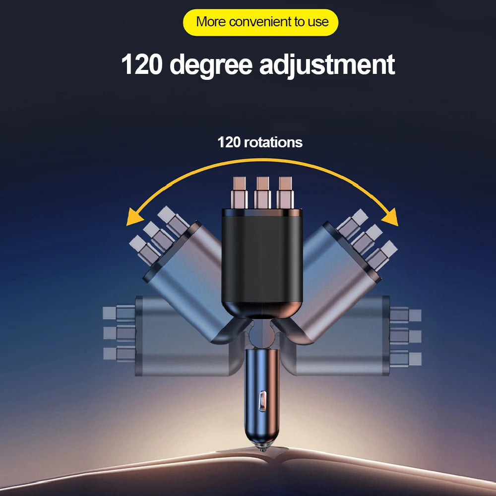 7-in-1 Car Fast Charging Adapter