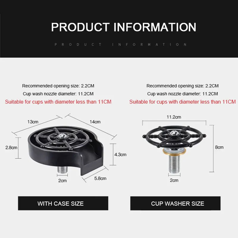 Automatic High Pressure Cup Washer