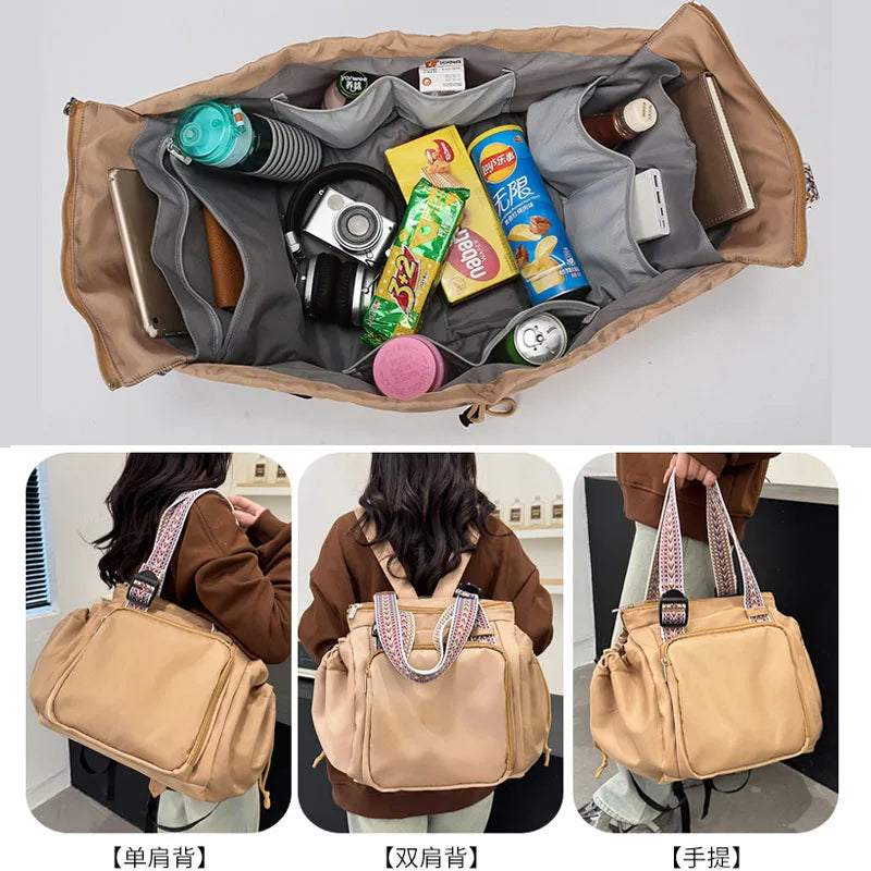 Multi-pocket Women Duffle Bag