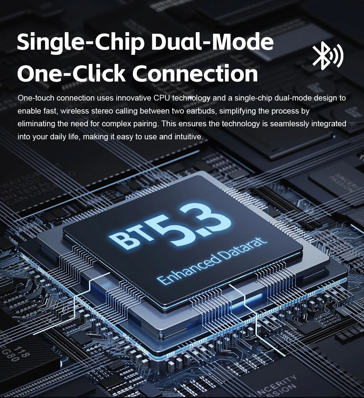 Smart Two-in-one Bluetooth Watch