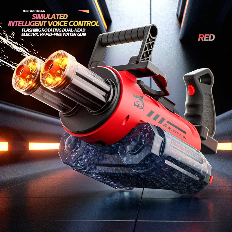 Voice Control Electric Gatling Water Gun