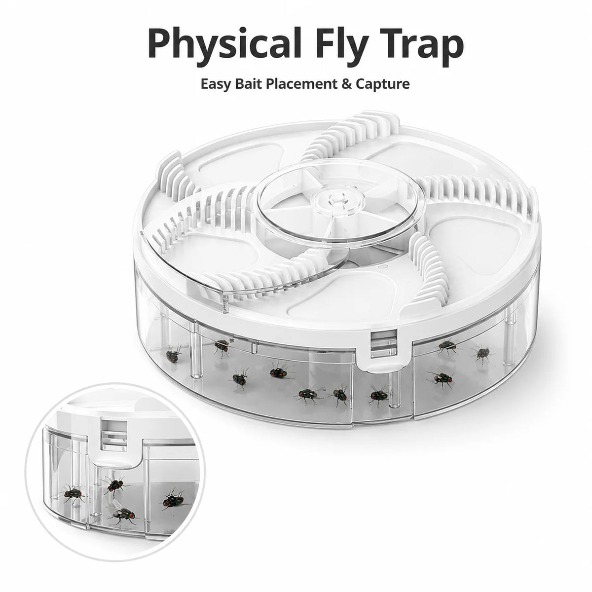 USB Automatic Rotating Fly Trap