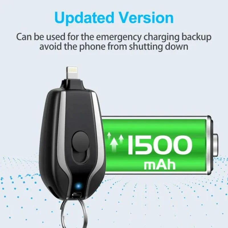Mini Emergency Keychain Power Bank