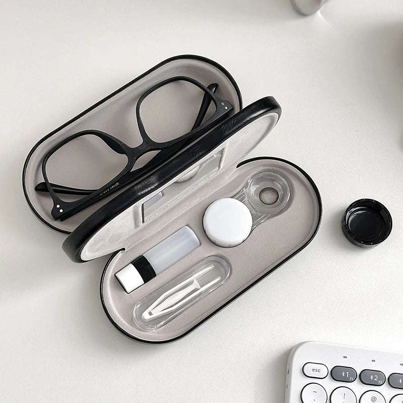 2 In 1 Glasses and  Contact Lens Case