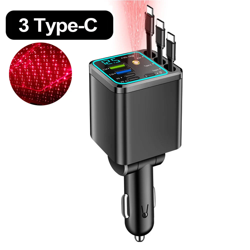 7-in-1 Car Fast Charging Adapter