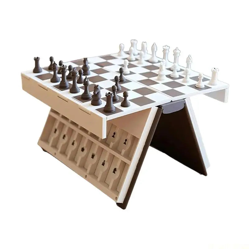 Book-Shaped Foldable Chess Board