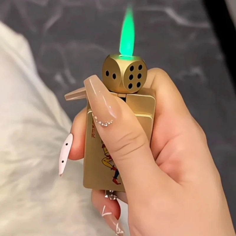Poker Rotating Dice Lighter