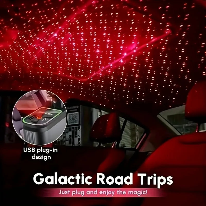 Car Retractable 4 in 1 Fast Charger With Roof Lighting