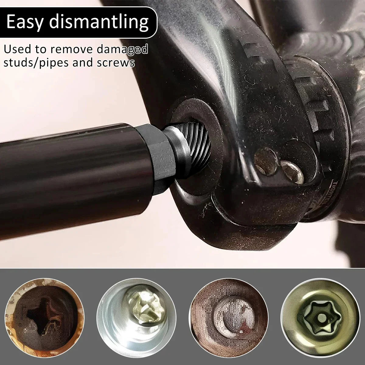 Damaged Screw Extractor Set