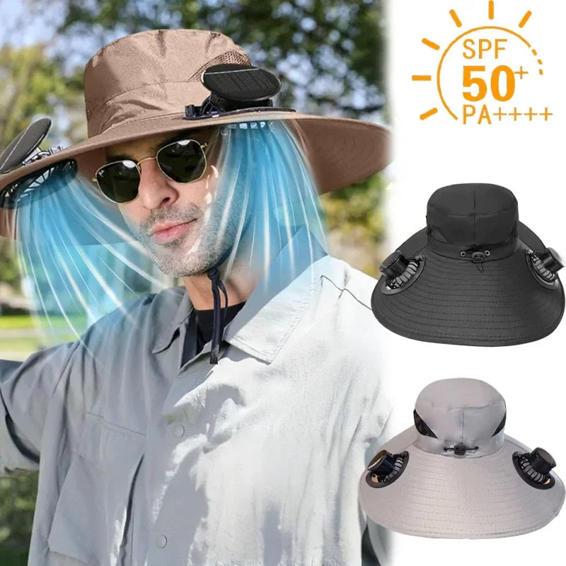 Large Brim Fan Cap