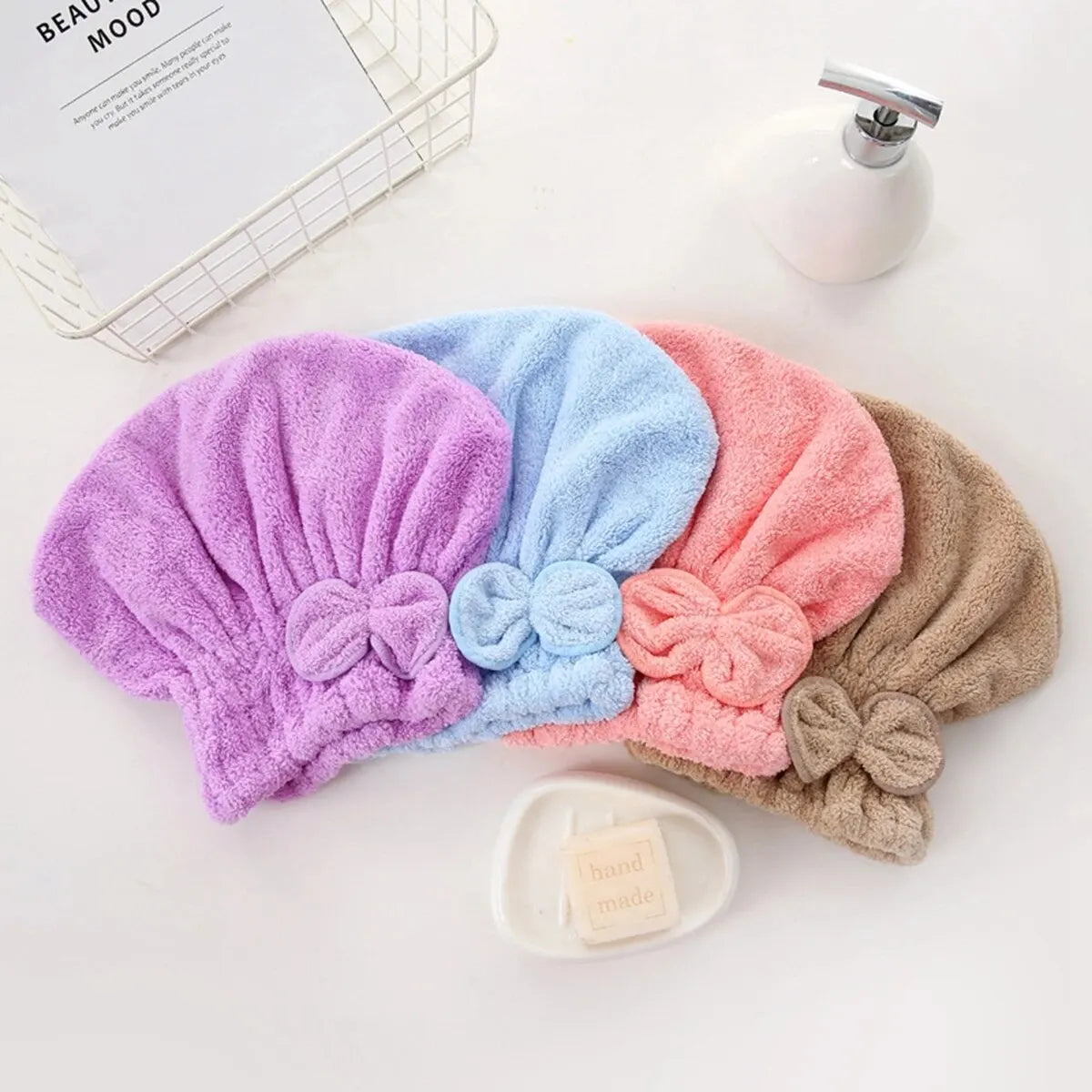 Microfiber Hair Drying Shower Turban