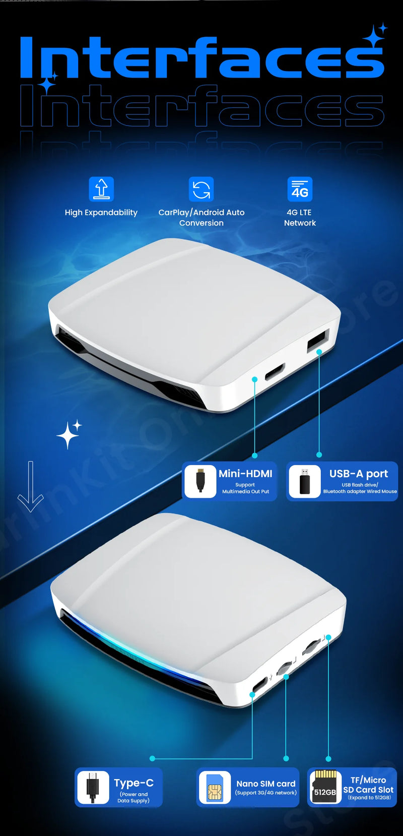 USB Wireless CarPlay Adapter