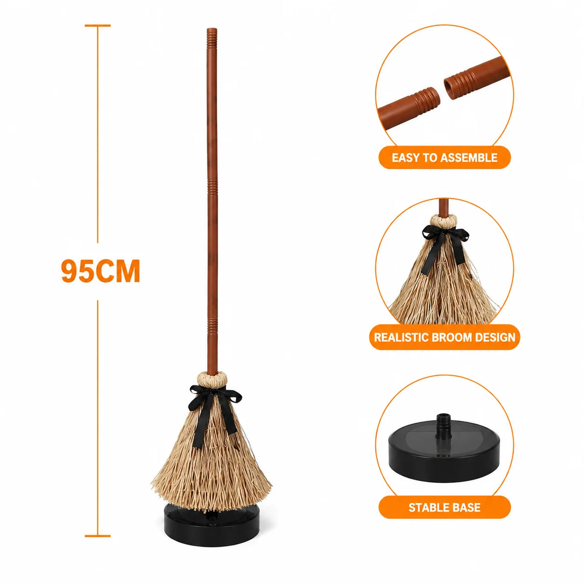 Spooky Floating Broom stick