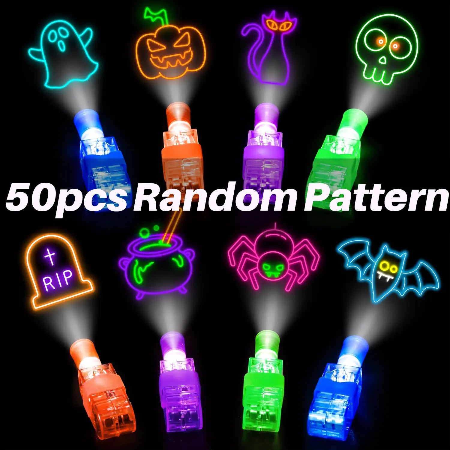 LED Finger Projector Lights