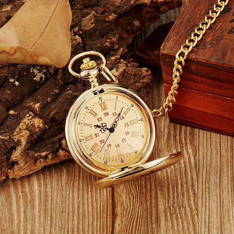 Engraved Vintage Pocket Watch