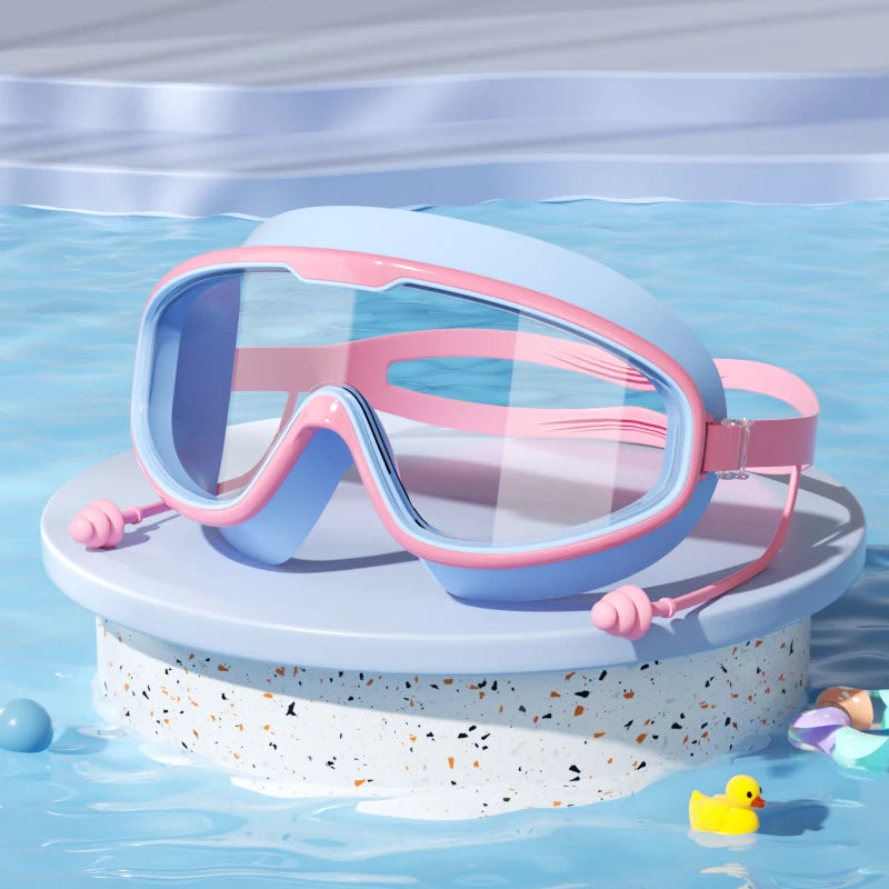 Swimming Goggles For Kids With Earplugs