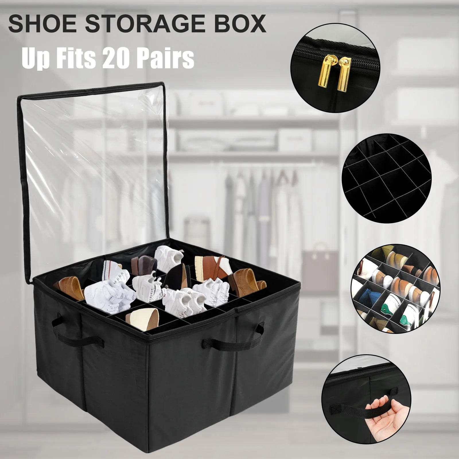 Shoe Storage Organizer Box