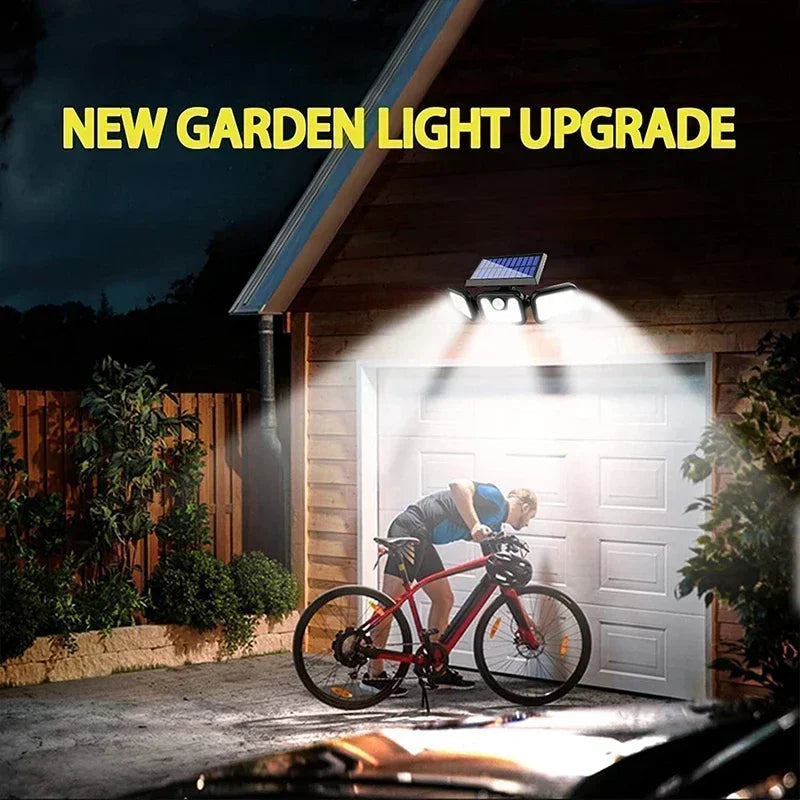 Solar Motion Sensor Outdoor Lamp