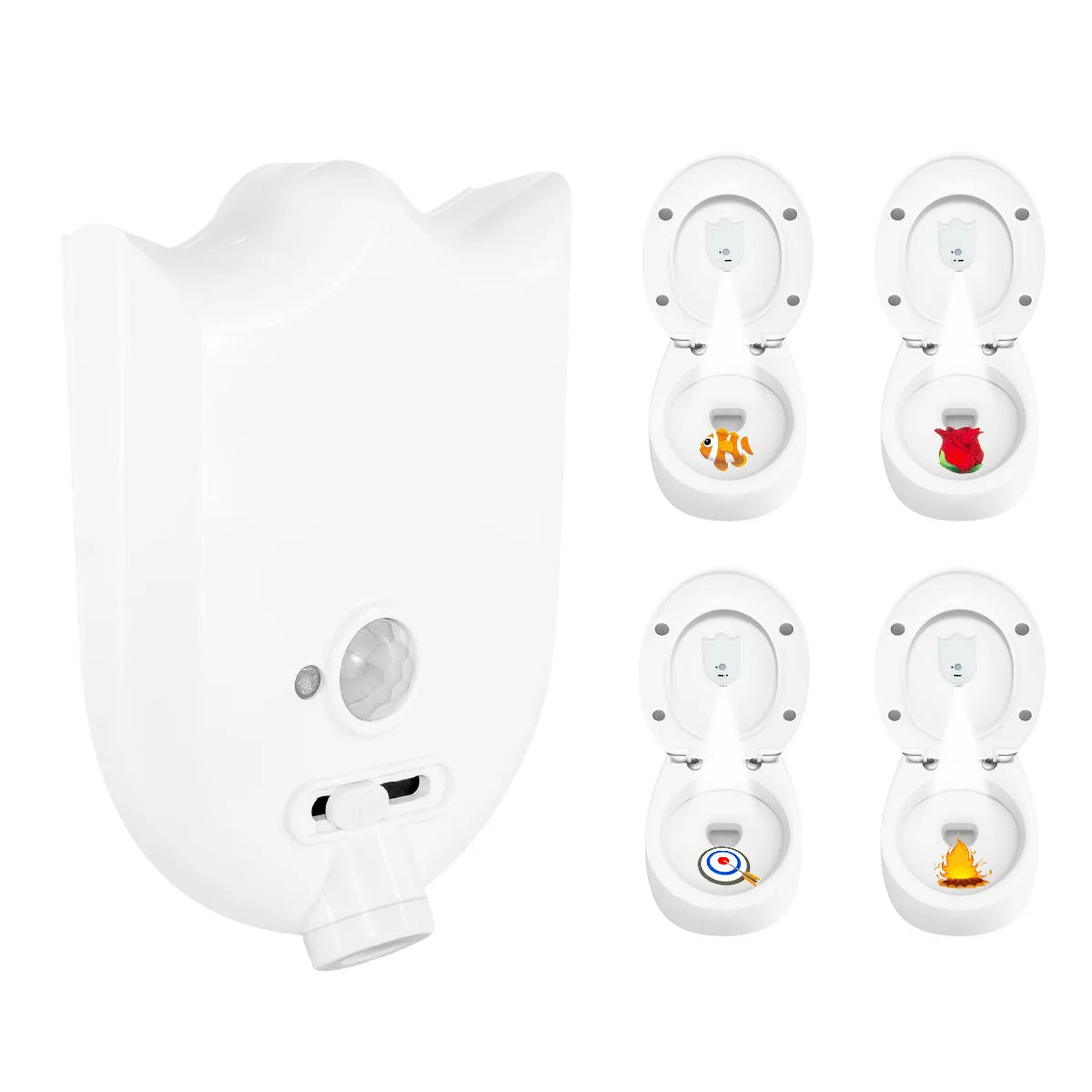 Backlit Toilet LED Sensor Projector