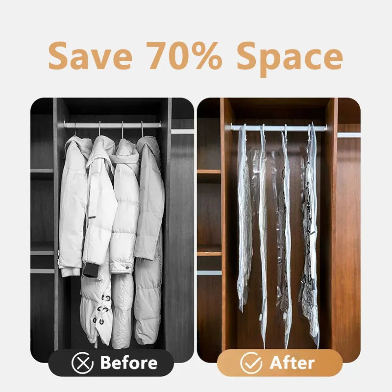 Hanging Space Saver Compression Storage Bag