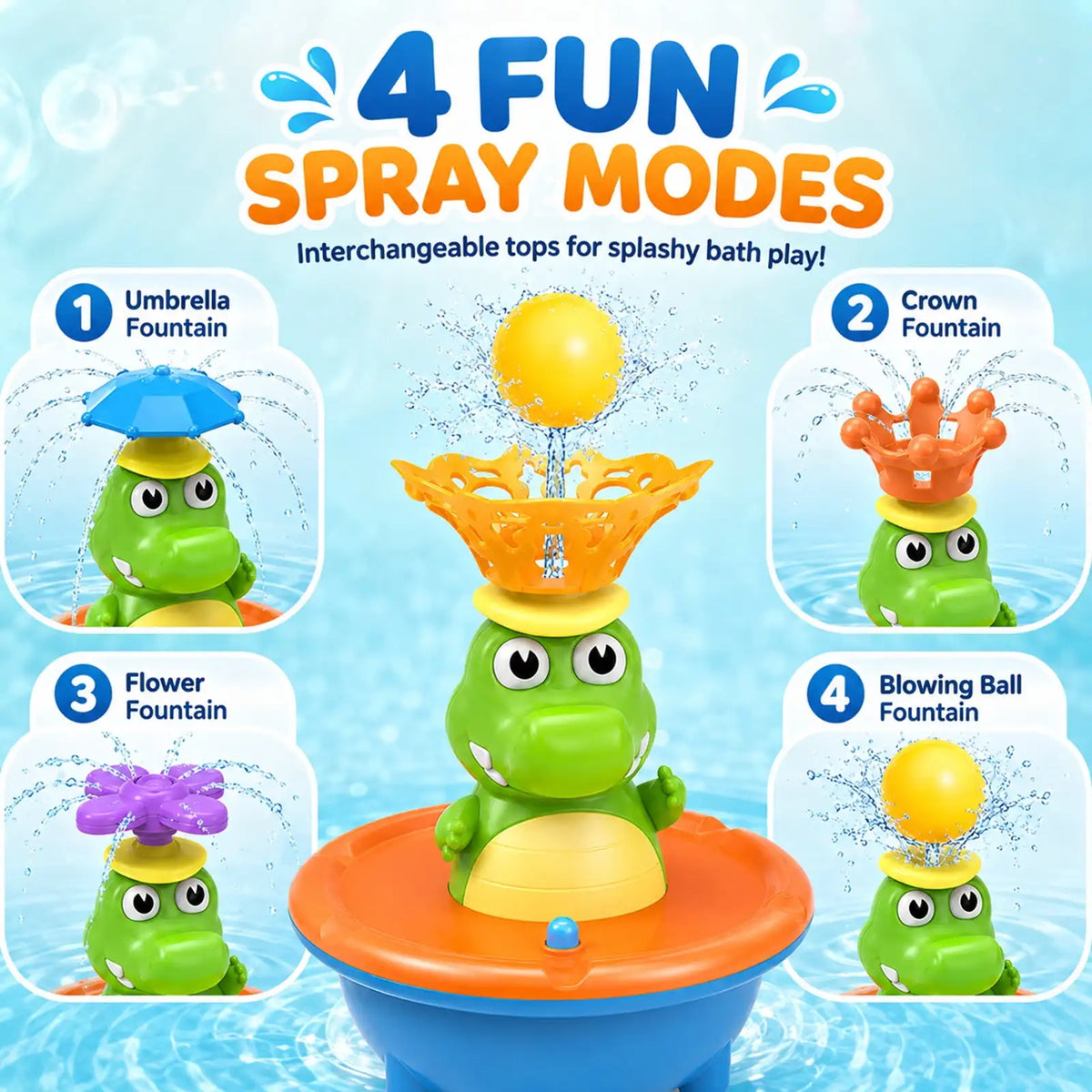 Crocodile Splash Bath Toy