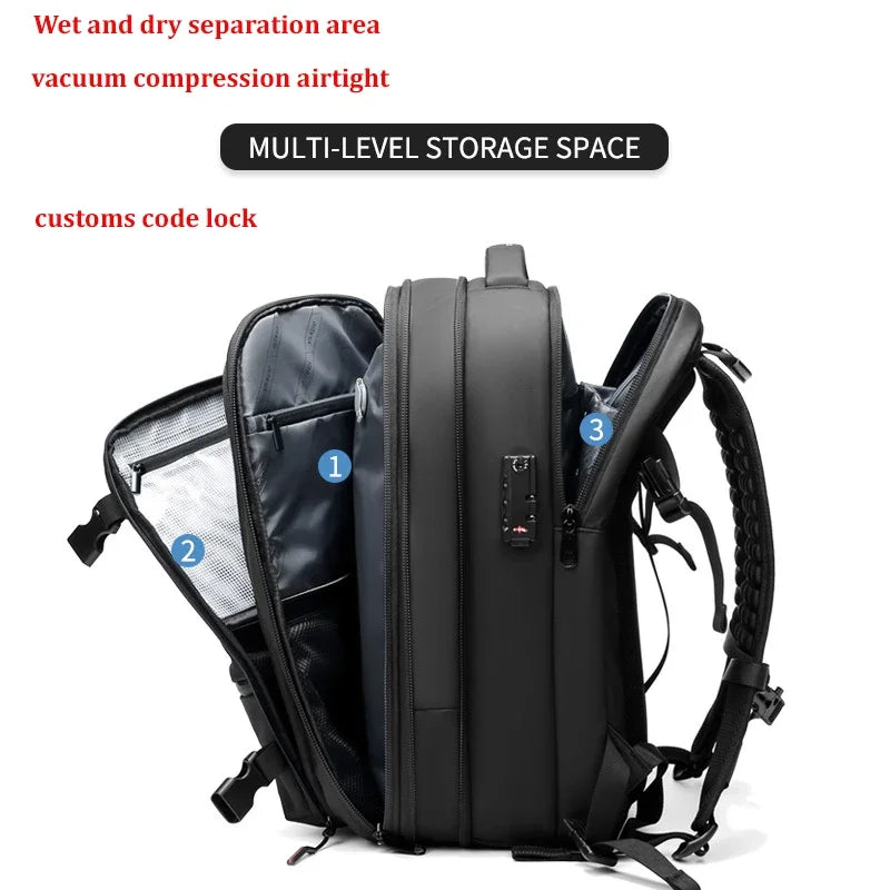 Large Capacity vacuum compression Backpack