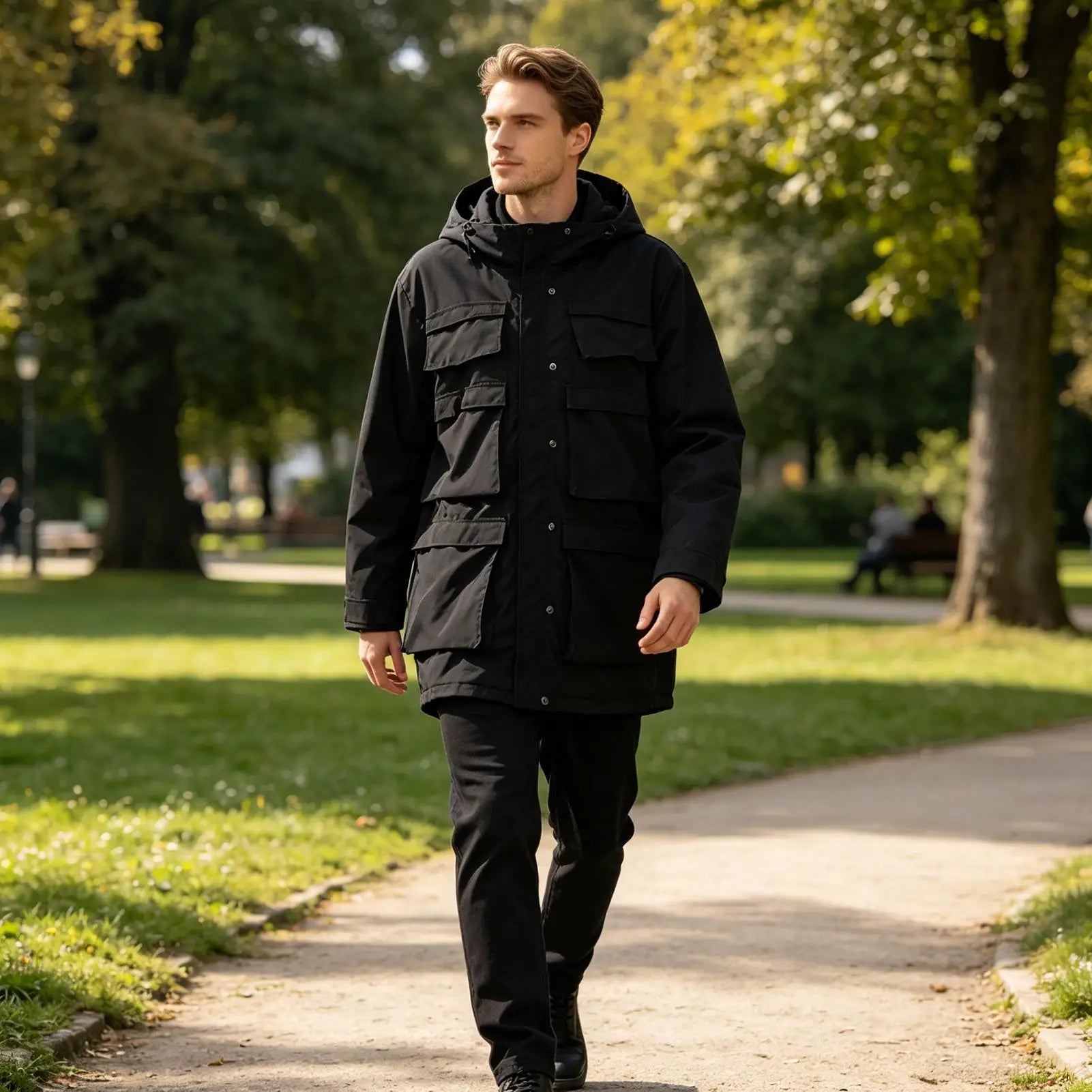Travel Jacket With Hidden Pockets