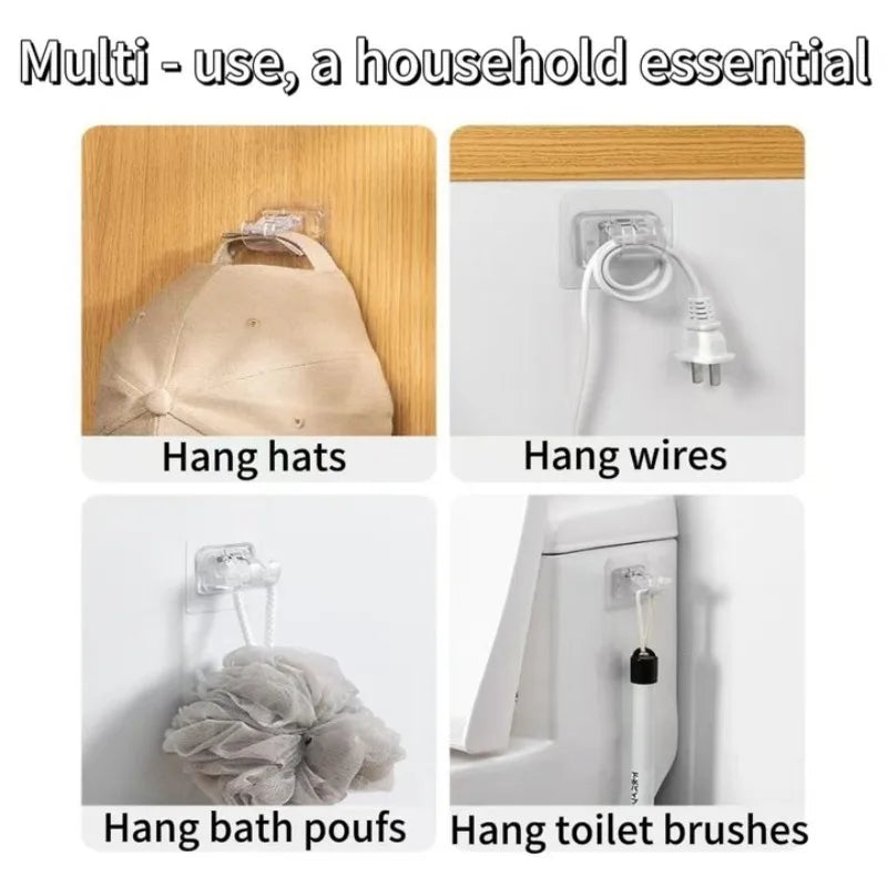 Adjustable Curtain Rod Wall Hooks