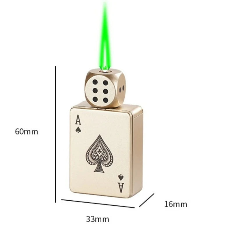 Poker Rotating Dice Lighter