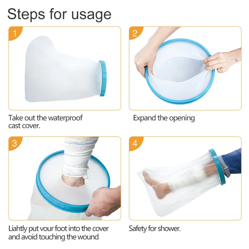 Waterproof Shower Leg Protector Cover