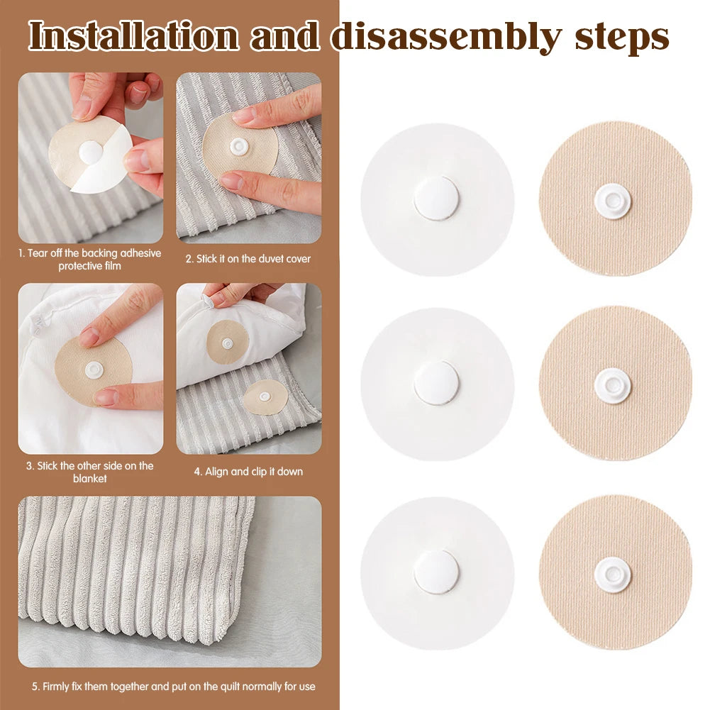Anti Slip Duvets Snaps Fasteners
