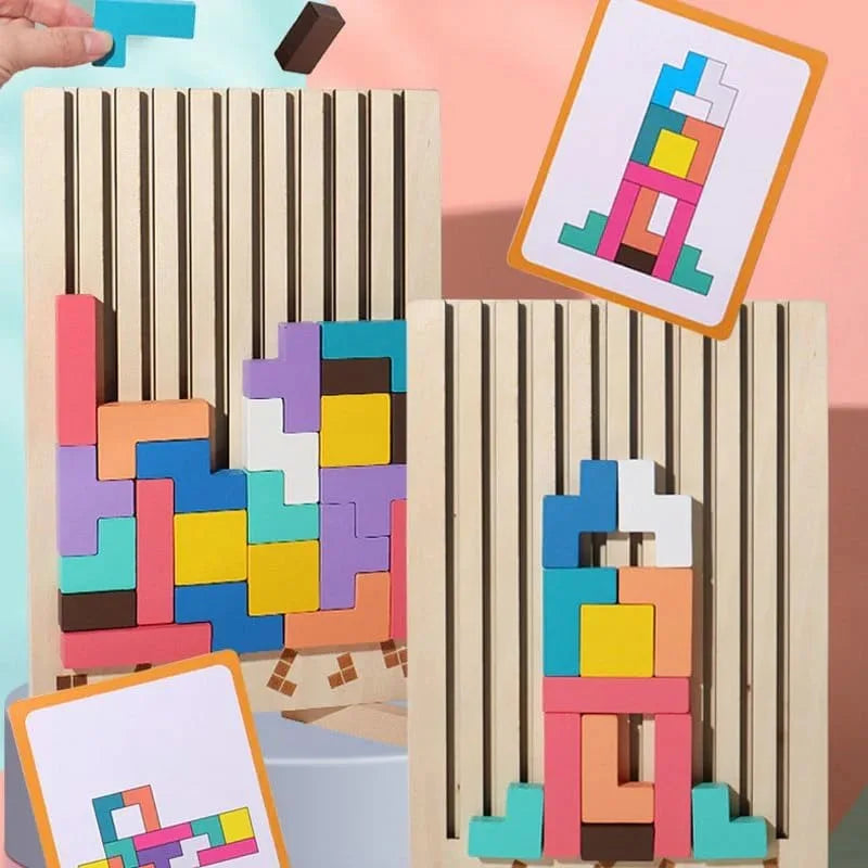 Classic Family Wooden Puzzle Game