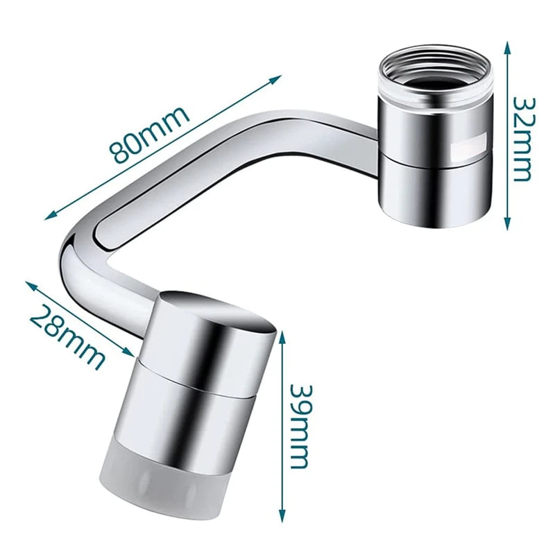 1080 Degree Rotating Faucet Extender - Dual Mode