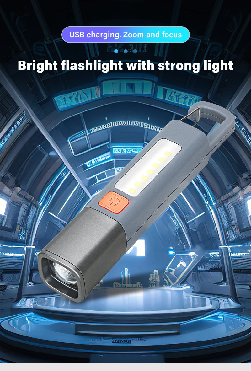 Mini Zoomable LED Flashlight
