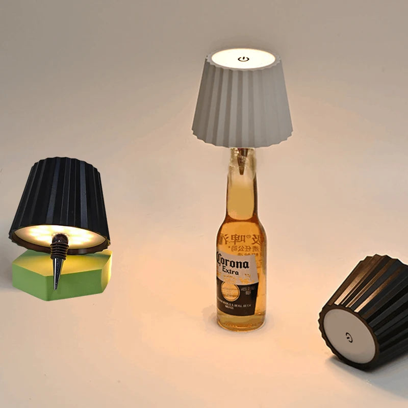 Bottle Top Touch Table Lamp