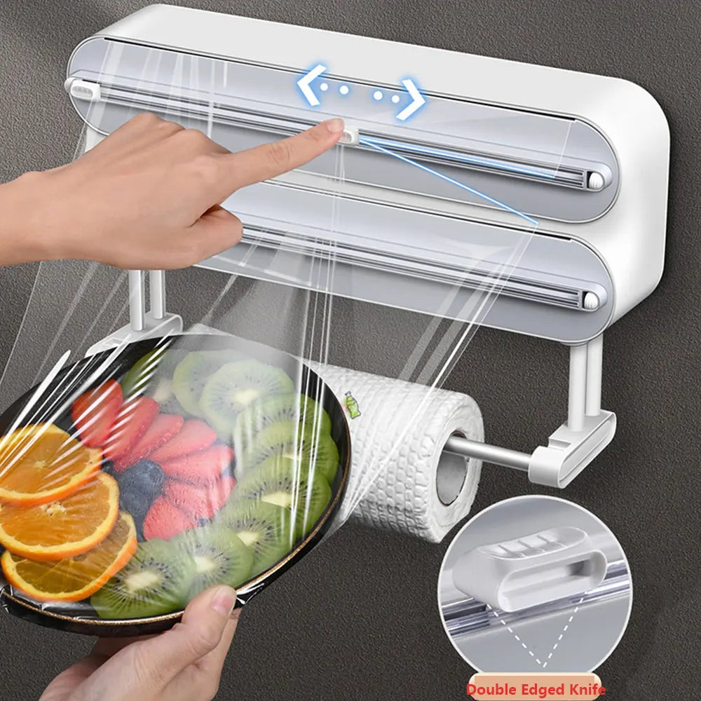 3-in-1 Kitchen Wrap Dispenser