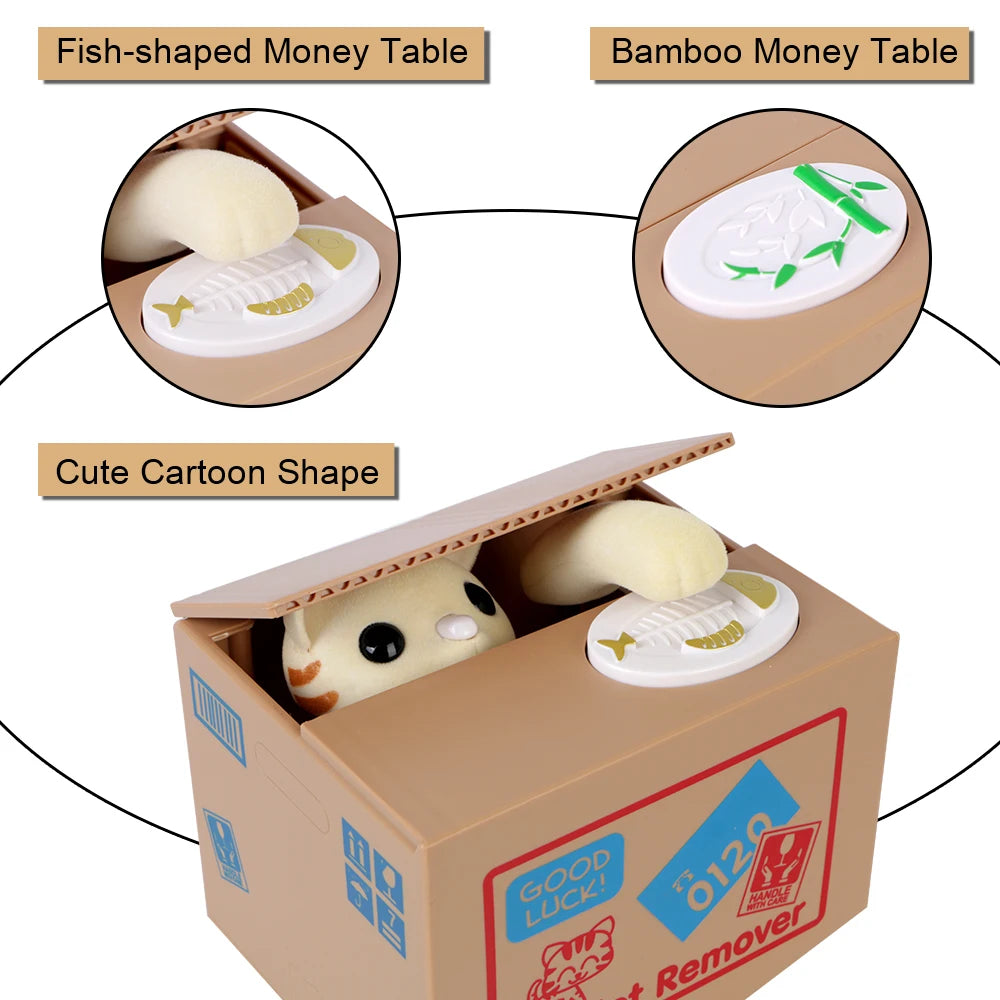Automated Cute Piggy Bank