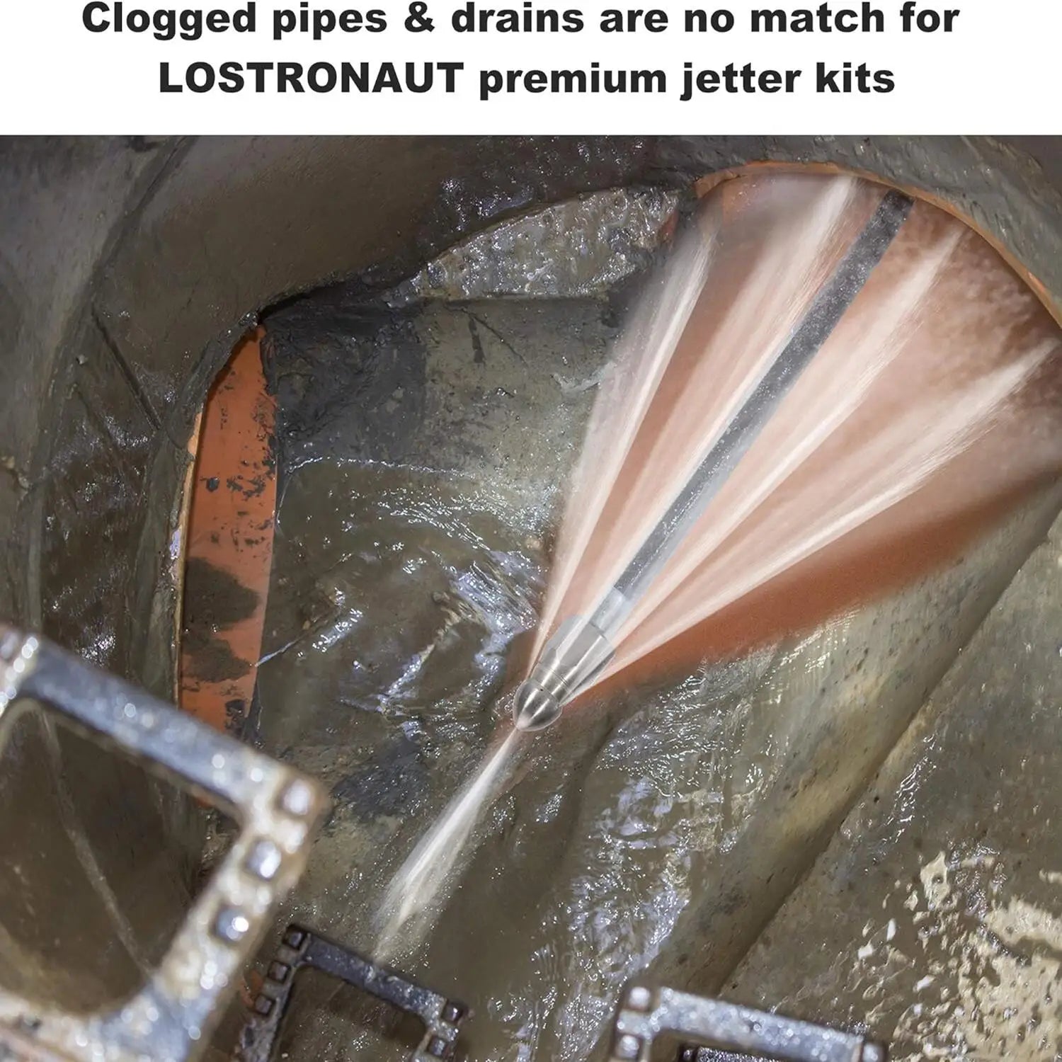 High Pressure Drainage Cleaning Kit